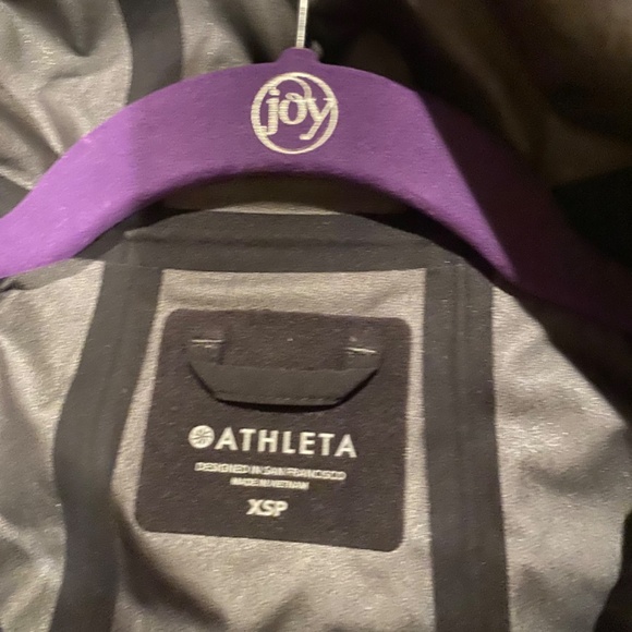 Black rain jacket by Athleta - Picture 3 of 3